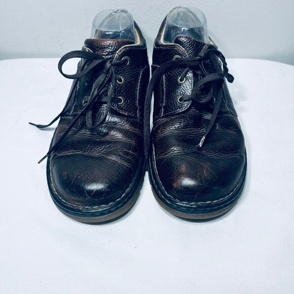 Dr. Martens Oxfords Mens Ordell Brown Pebbled Leather Lace Up Casual Academia 9 - Picture 3 of 9